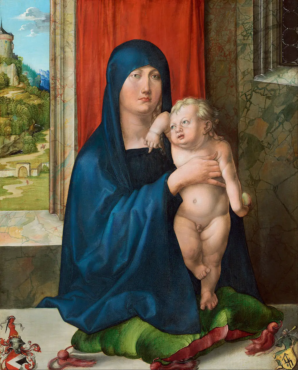 Madonna and Child in Detail Albrecht Durer